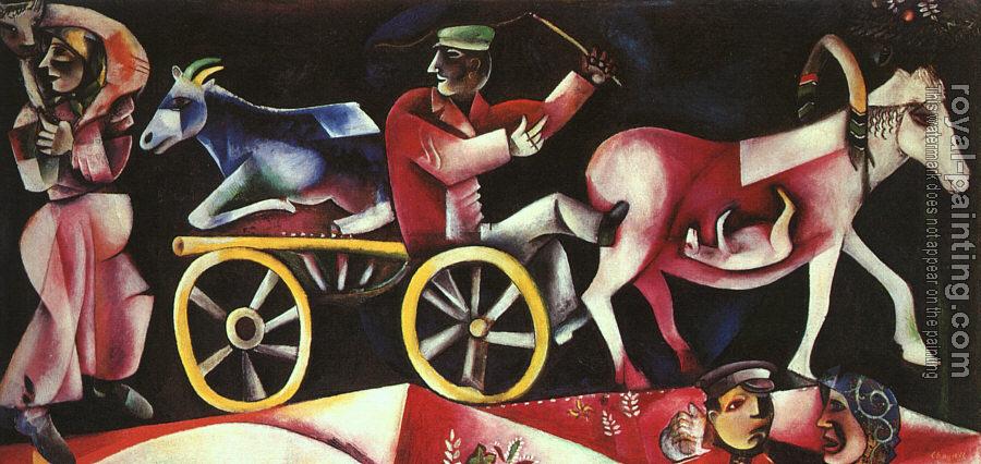 Marc Chagall : The Cattle Dealer